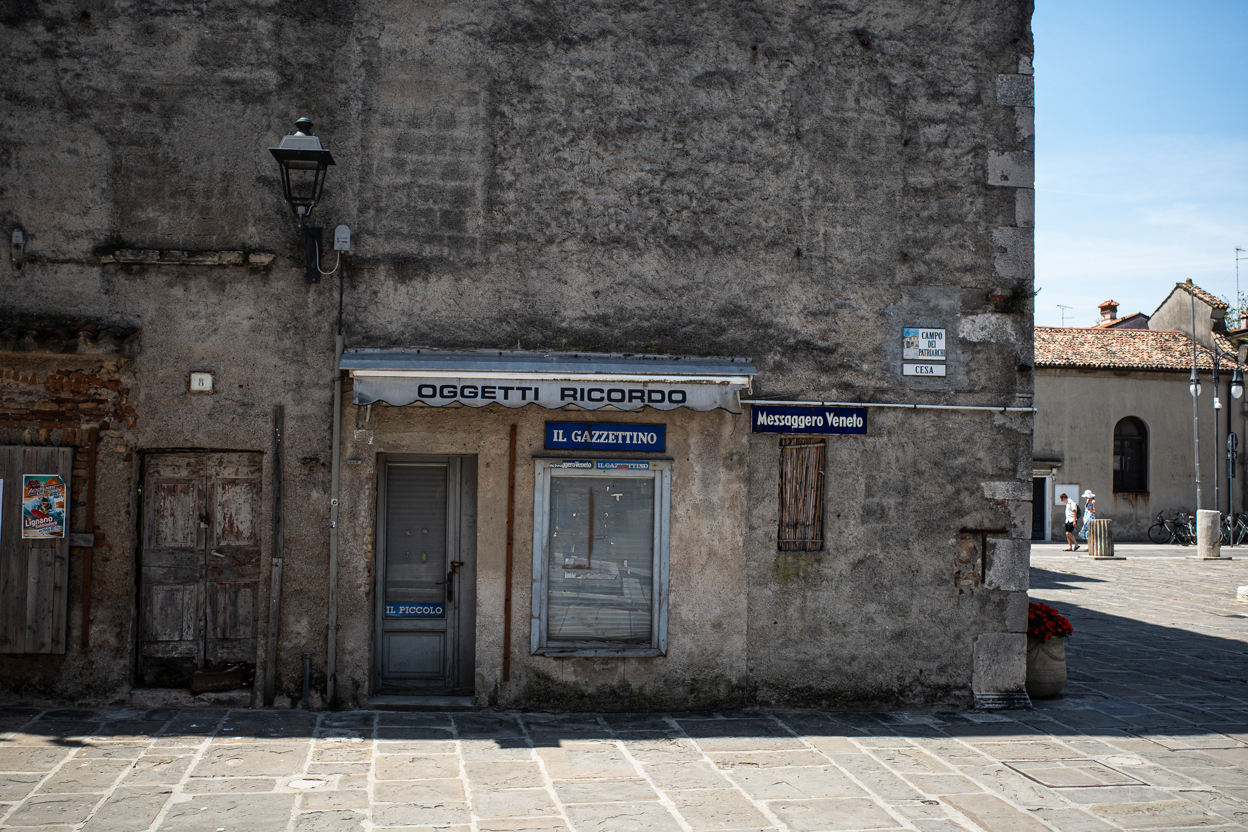 Längst geschlossen: „Oggetti Ricordo“ am Campo dei Patriarchi